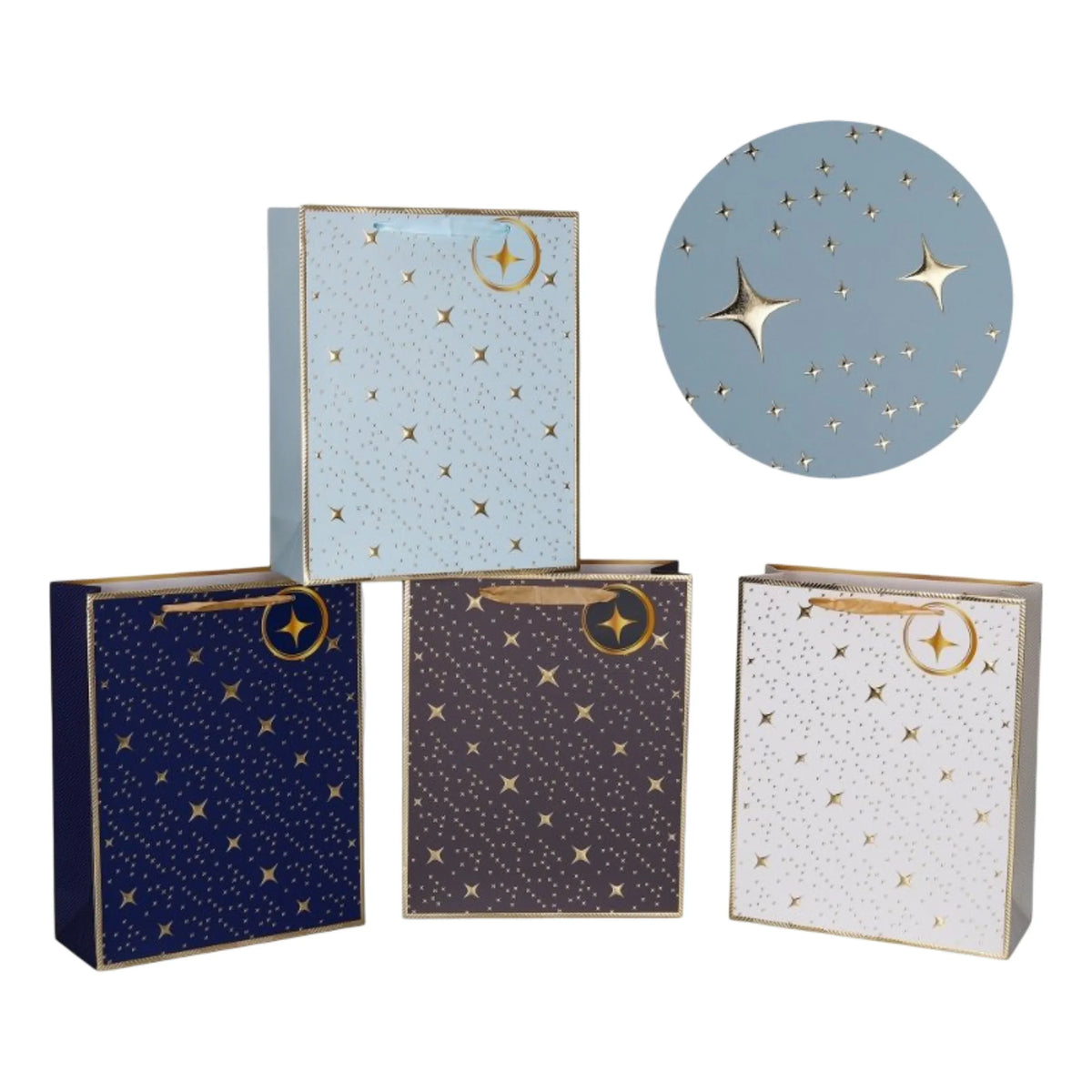 bulk 24 Xlarge Night Sky Gift Bag Foiled 42cm — product photo 2