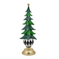 Bulk 4 Xmas Tree W B/w Base Resin 43cmh