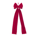 Long Tail Red Velvet Bow 30x120cm