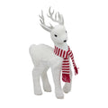 Bulk 6 Xmas Stripe & Snow Reindeer 24x13x51cm