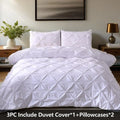 White Lucerne Bloomscape Quilt / Doona / Duvet Cover set