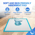 Disposable Absorbent Bed Underpads – 80 Pack, 60 × 90cm
