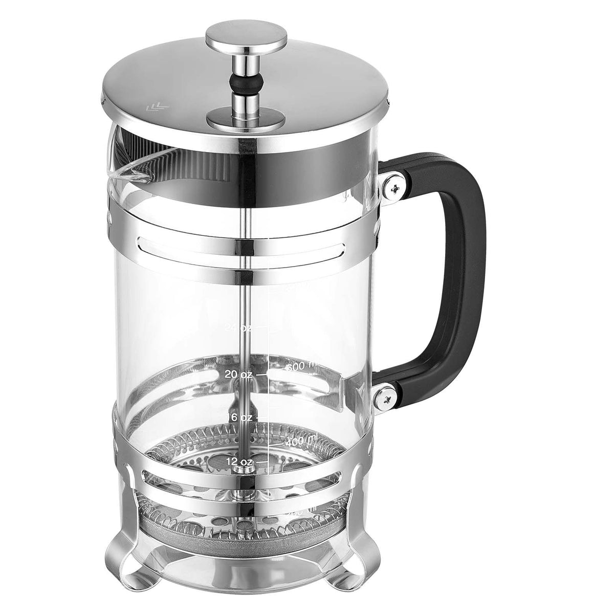 French Press Coffee Maker, 1 Liter Borosilicate Glass Coffee Press Tea Maker with Stainless Steel Filter, Large… — product photo 11