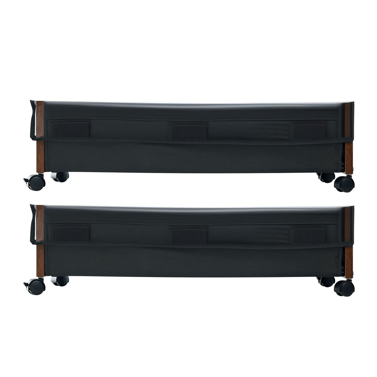 2-Pack Wheeled Underbed Storage Containers – 65 × 46 × 18cm