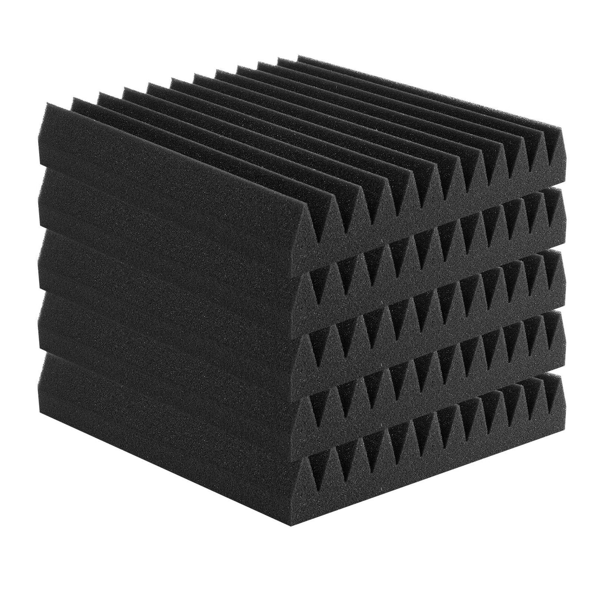 Acoustic Foam Panels 50 Pack 12 x 12 x 2 in for Studio Wall and Ceiling — product image 11