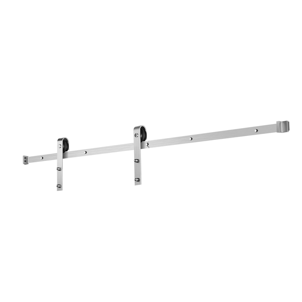 2000 mm Sliding Barn Door Hardware Kit for Single Sliding Barn Door Silver — product image 10