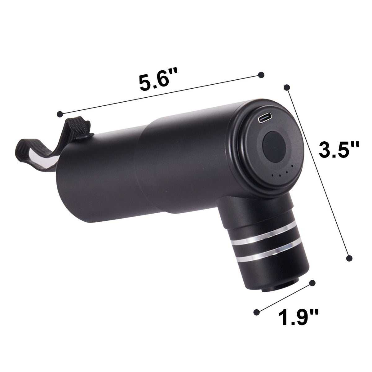 Massage Gun Deep Tissue, Percussion Muscle Massager for Athletes - with 4 Speed Levels & 4 Massage Heads, 12V 2500mAh Batteries, Handheld Electric Massage Gun for Pain Relief, Muscle Relaxation