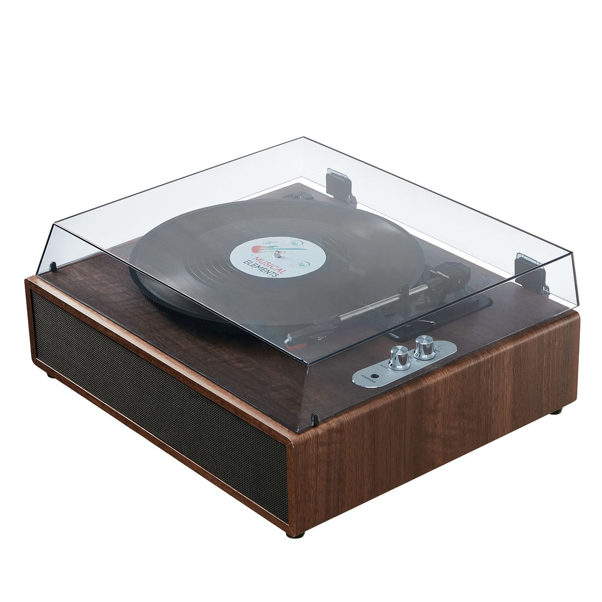 Bluetooth Vinyl Record Player 3-Speed Belt Driven Turntable 10W Speakers — product image 9