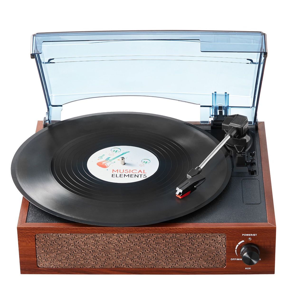 Bluetooth Vinyl Record Player 3-Speed Belt Driven Turntable 5W Speakers — product image 9