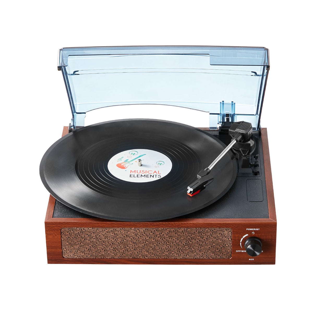 Bluetooth Vinyl Record Player 3-Speed Belt Driven Turntable 5W Speakers — product image 11