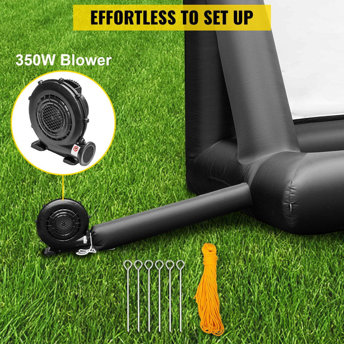6x4m Inflatable Projector Screen Movie Screen Outdoor Theater w/Blower — product image 3