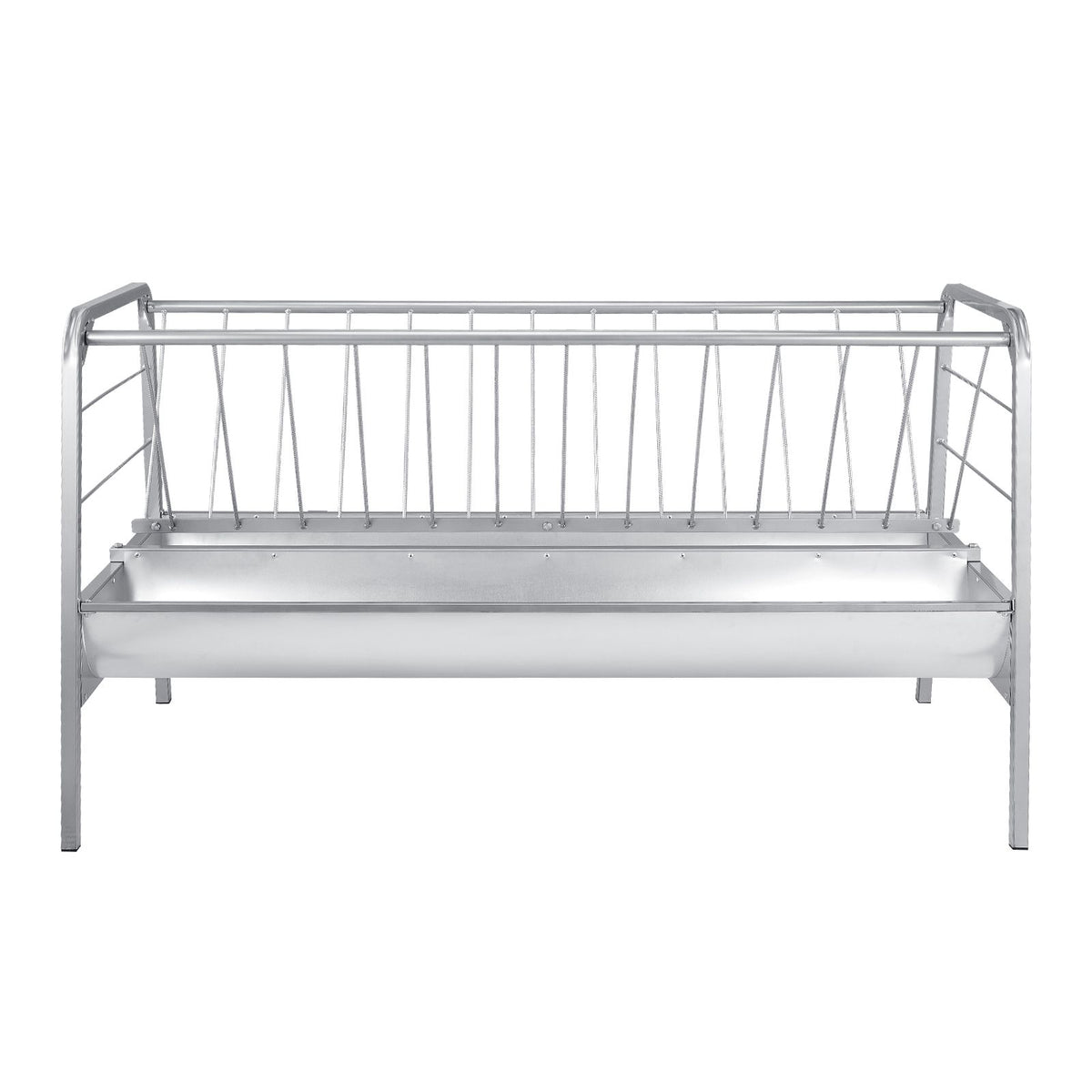 Livestock Two-in-One Hay & Grain Feeder - 300 L, 147 cm