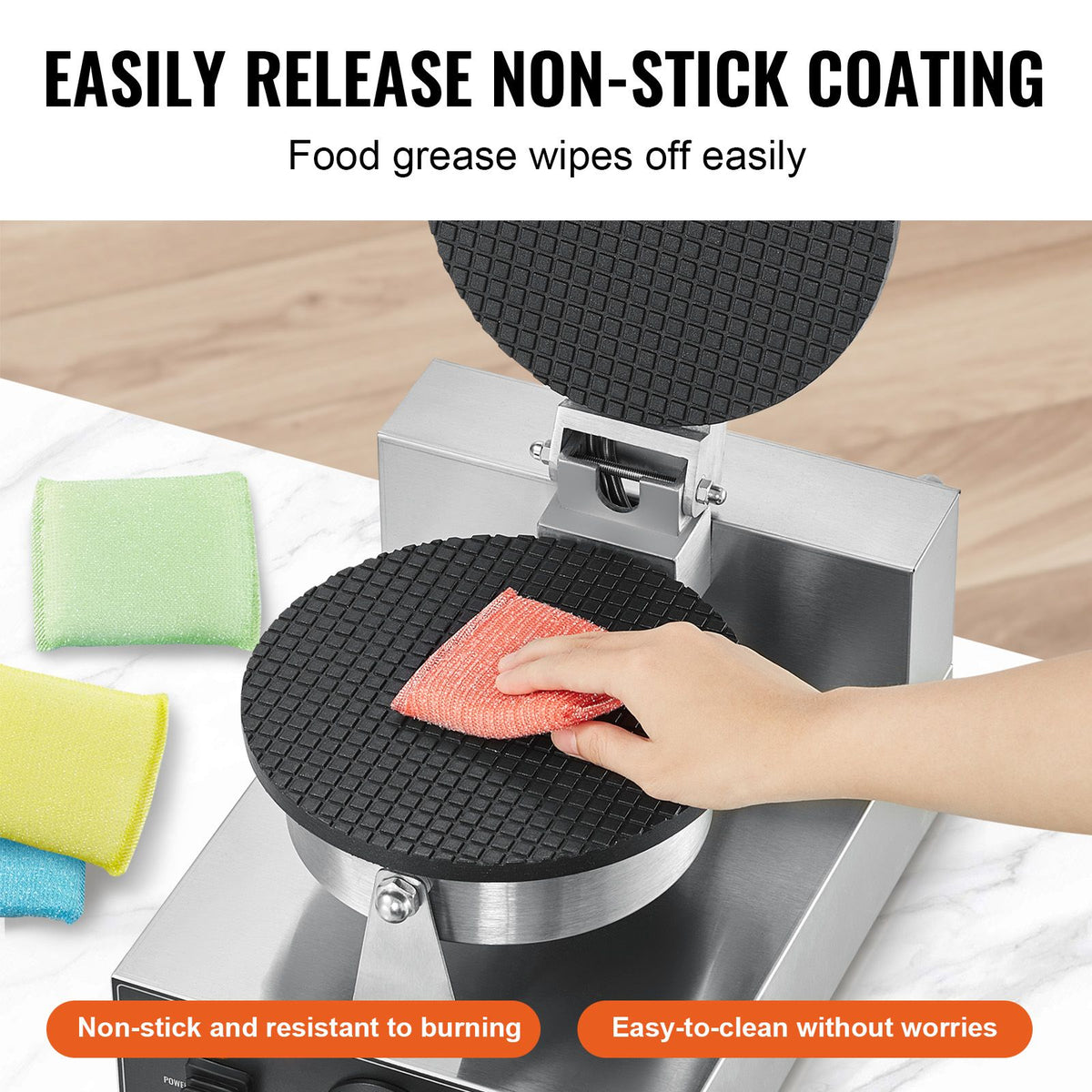 1230 W Commercial Waffle Cone and Ice-Cream Cone Maker