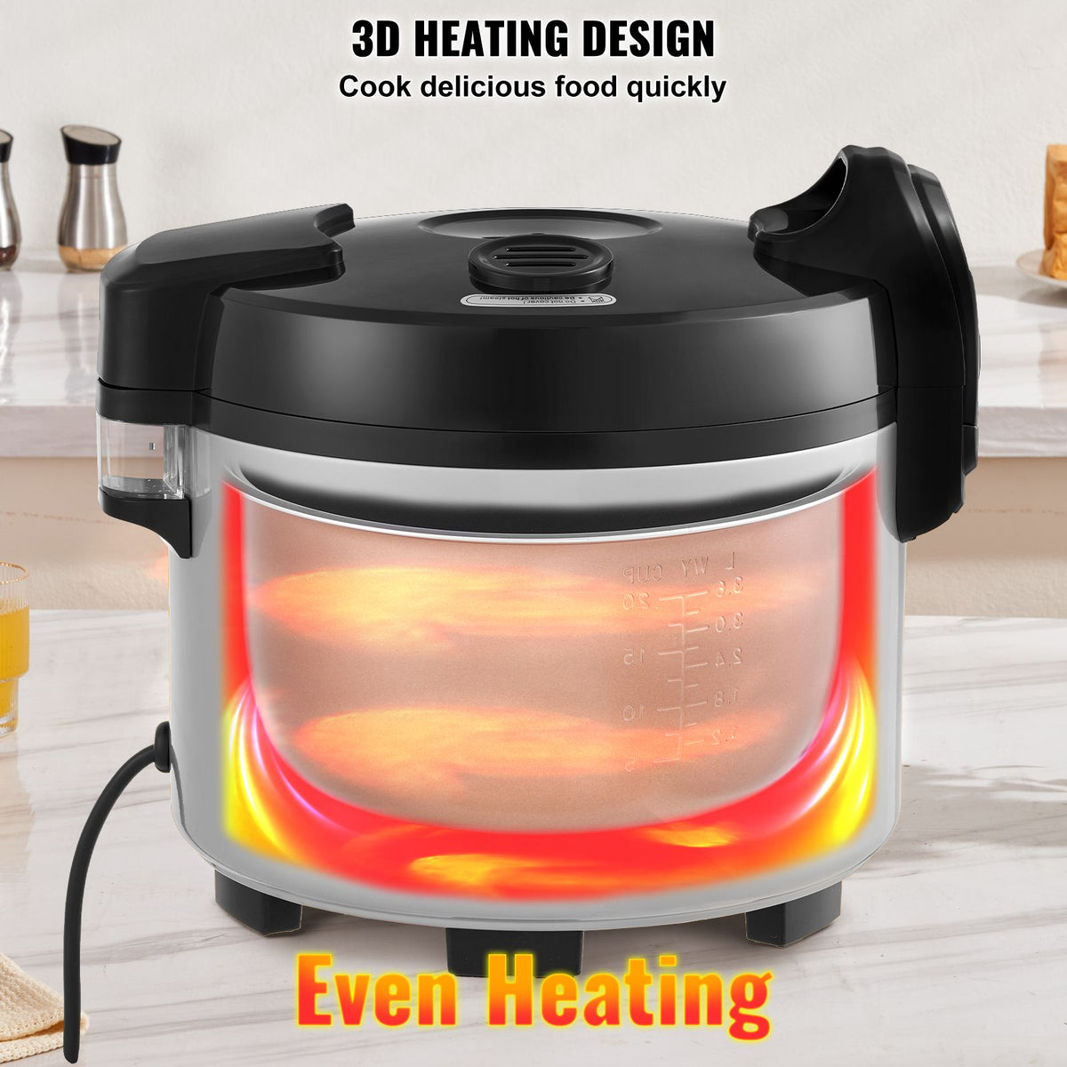 13 L Commercial Rice Cooker – Up to 60 Cups