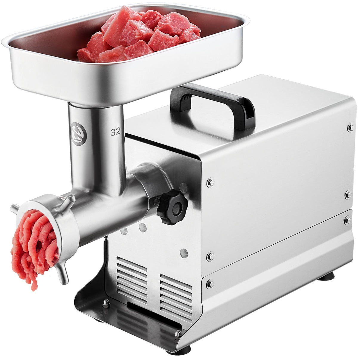 1100 W Commercial Electric Meat Grinder and Sausage Stuffer – 21 lb/min