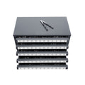 Drill Bit Dispenser Cabinet, Five-Drawer Drill Bit Organizer Cabinet for 33/64" to 63/64" Steel Drill Dispenser Organizer Cabinet with Labels, Stackable Dr
