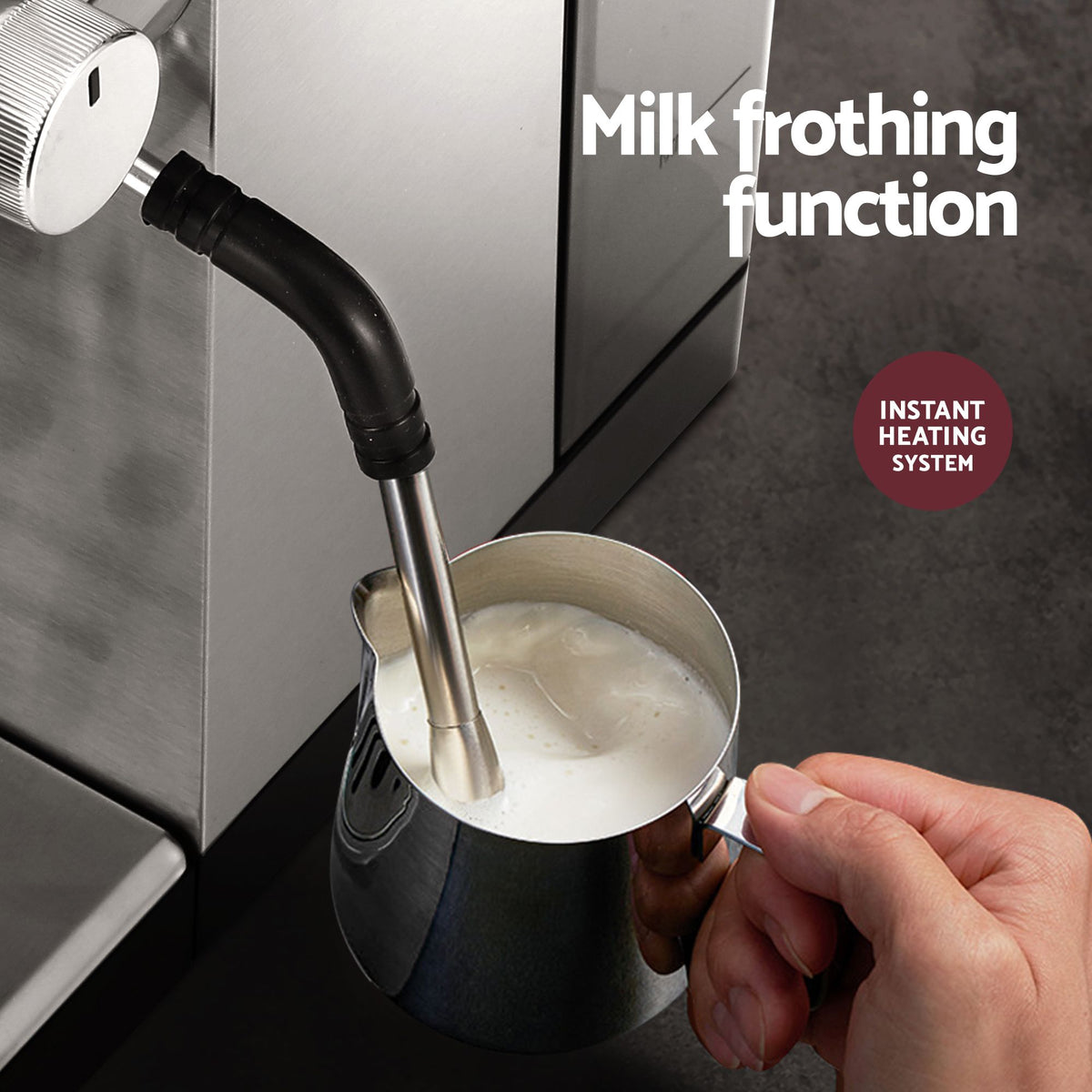 Devanti Wet-Dry Vacuum Mop + CM03 Espresso Coffee Machine