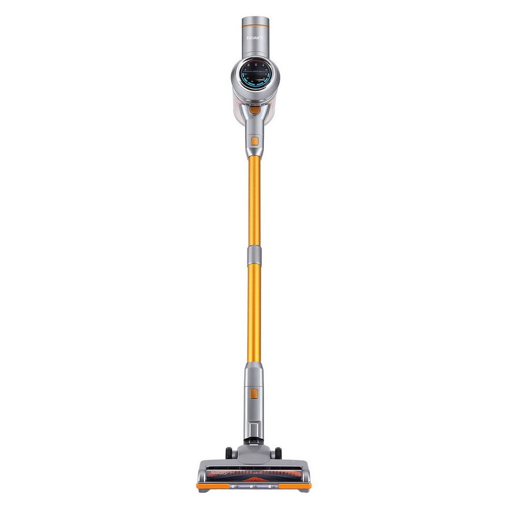 Devanti 300 W Cordless Self-Standing Stick Vacuum Cleaner – Gold