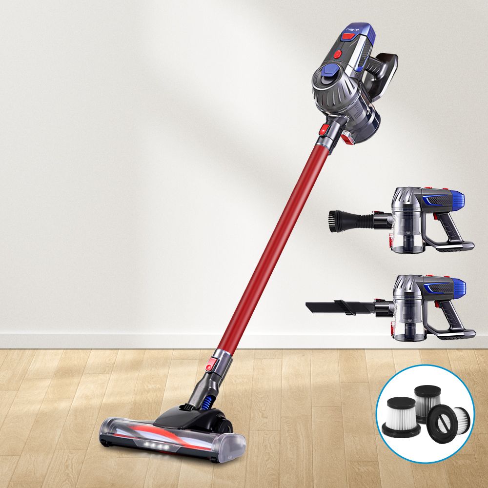Devanti Stick Vacuum Cleaner HEPA Filter Red 150W — product image 10