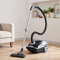 Devanti Bagged Canister Vacuum Cleaner – Black, 2000W