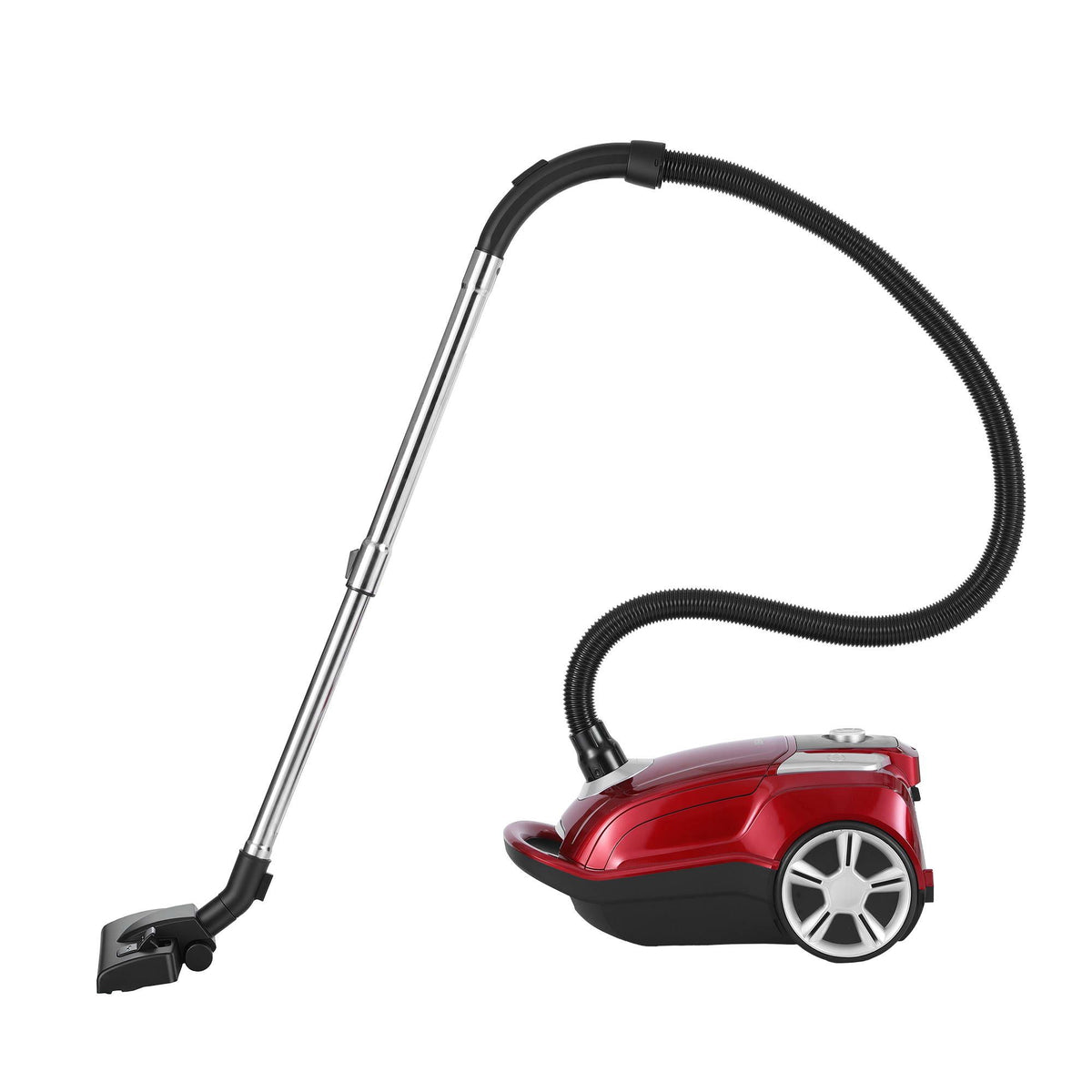 Devanti Bagged Canister Vacuum Cleaner – Red, 2000W