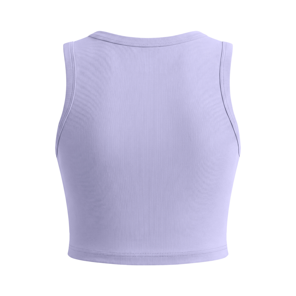 Celestial Butterfly Women’s Crewneck Crop Tank Top V2 - Light Purple back mockup