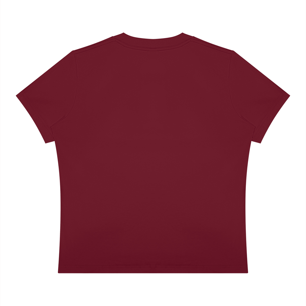 Women are Simple Women's Sorona Crewneck T-Shirt - Wine Red back