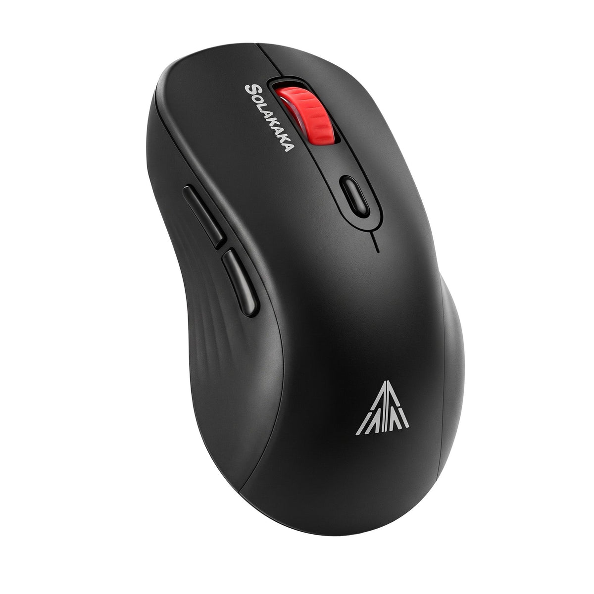 SOLAKAKA Silent Wireless Mouse Bluetooth 2.4GHz 4200 DPI 7 Buttons – Black