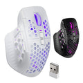 SOLAKAKA Wireless MMO Gaming Mouse 16 Buttons Bluetooth 24000 DPI RGB – White