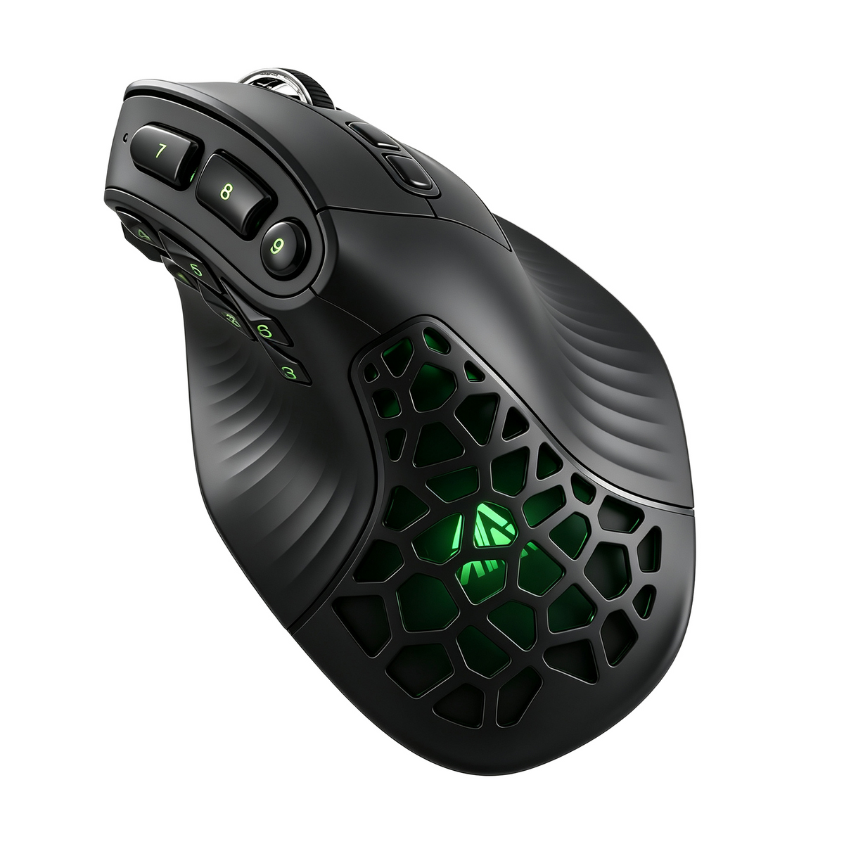 SOLAKAKA E9 Vertical MMO Gaming Mouse Tri-Mode 36000 DPI Ergonomic – Black