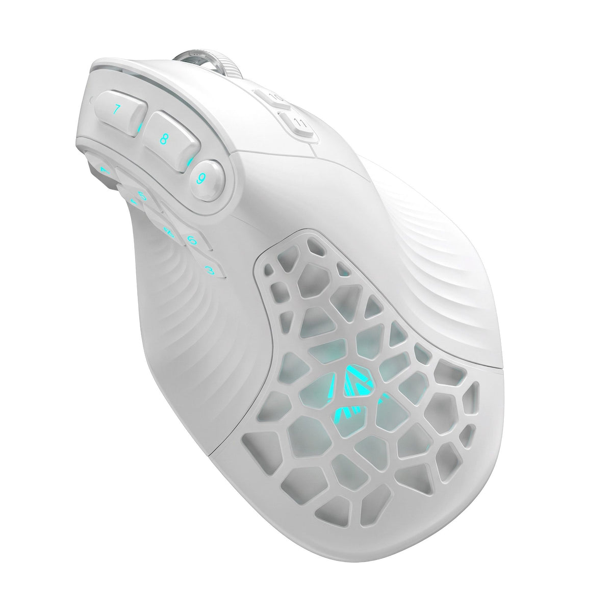 SOLAKAKA E9 Vertical MMO Gaming Mouse Tri-Mode 36000 DPI Ergonomic – White