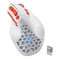 SOLAKAKA E9 Pro Vertical MMO Mouse Tri-Mode 36000 DPI 8000Hz PAW3395 – White