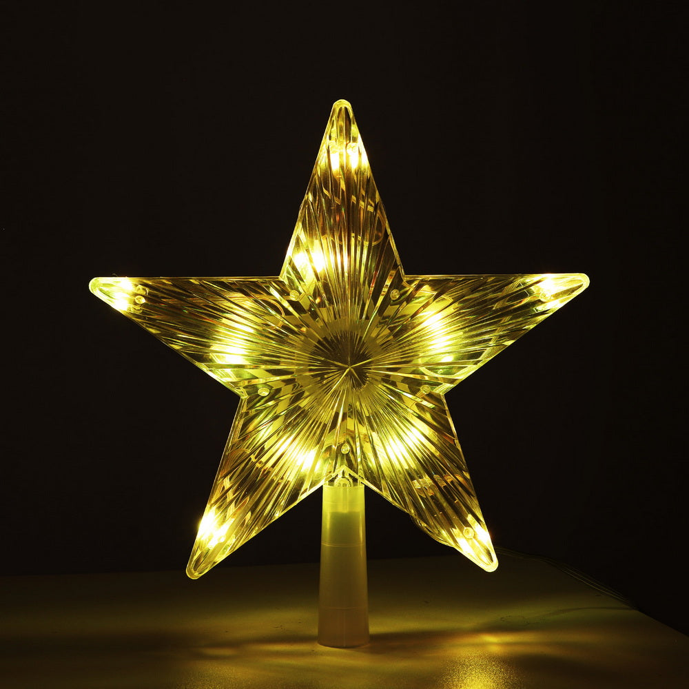 Jingle Jollys Christmas Tree Topper Star RGB LED Xmas Decor 80 Modes APP Control