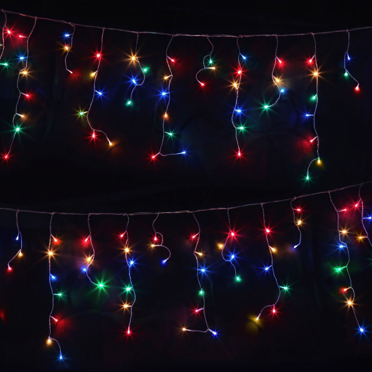 Jingle Jollys 12.5 m Solar Icicle Christmas Lights – Multicolour — product image 8 of 9