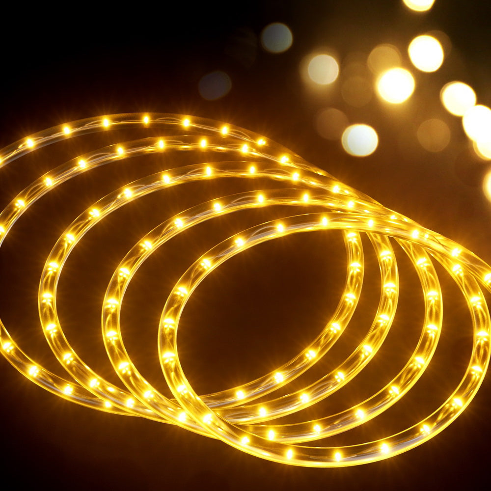 Jingle Jollys Warm White Christmas LED Rope Lights – 20 m, 600 LEDs — product image 6 of 6