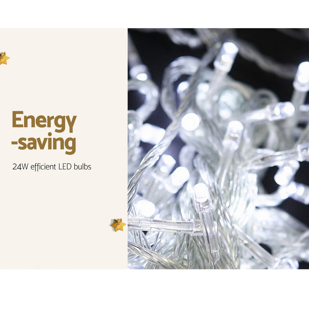 Jingle Jollys Cool White Christmas String Lights – 100 m, 500 LEDs — product image 3 of 8