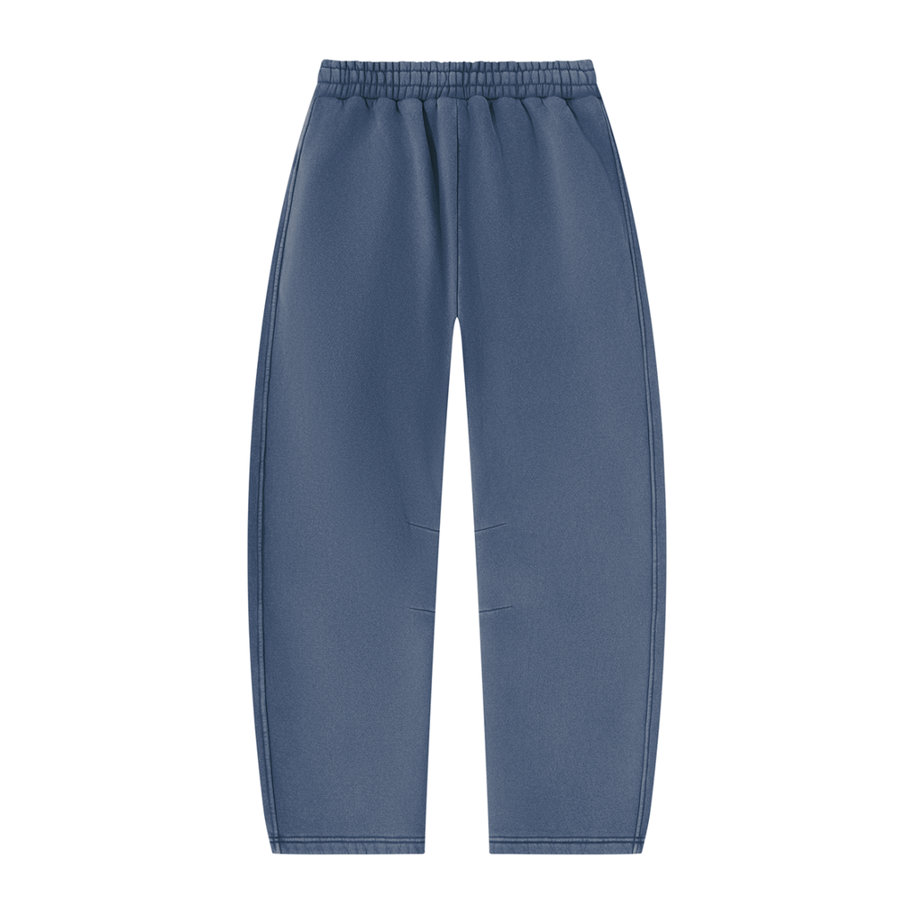 Unisex Vintage Wash Barrel-Leg Fleece Sweatpants V3