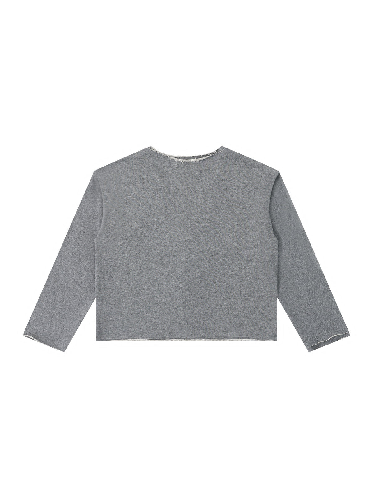 Women's Raw Hem Long Sleeve T-Shirt