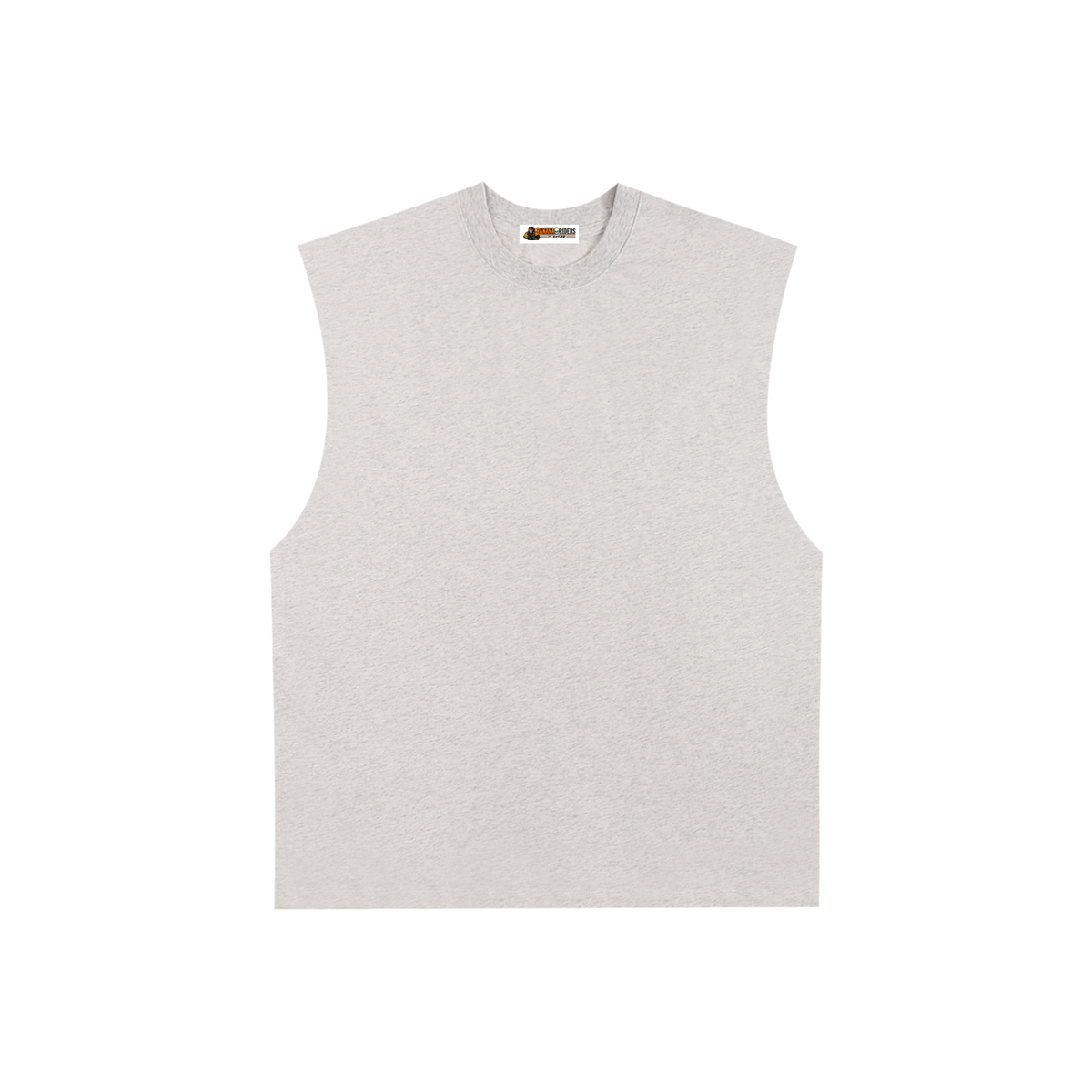 Unisex Raw-Edge Cotton Tank Top