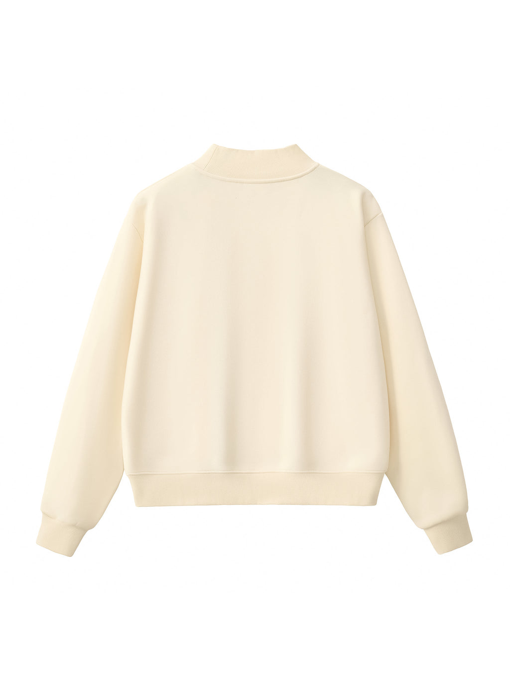 Essential Fleece Mock-Neck Crew Sweatshirt – product view 11