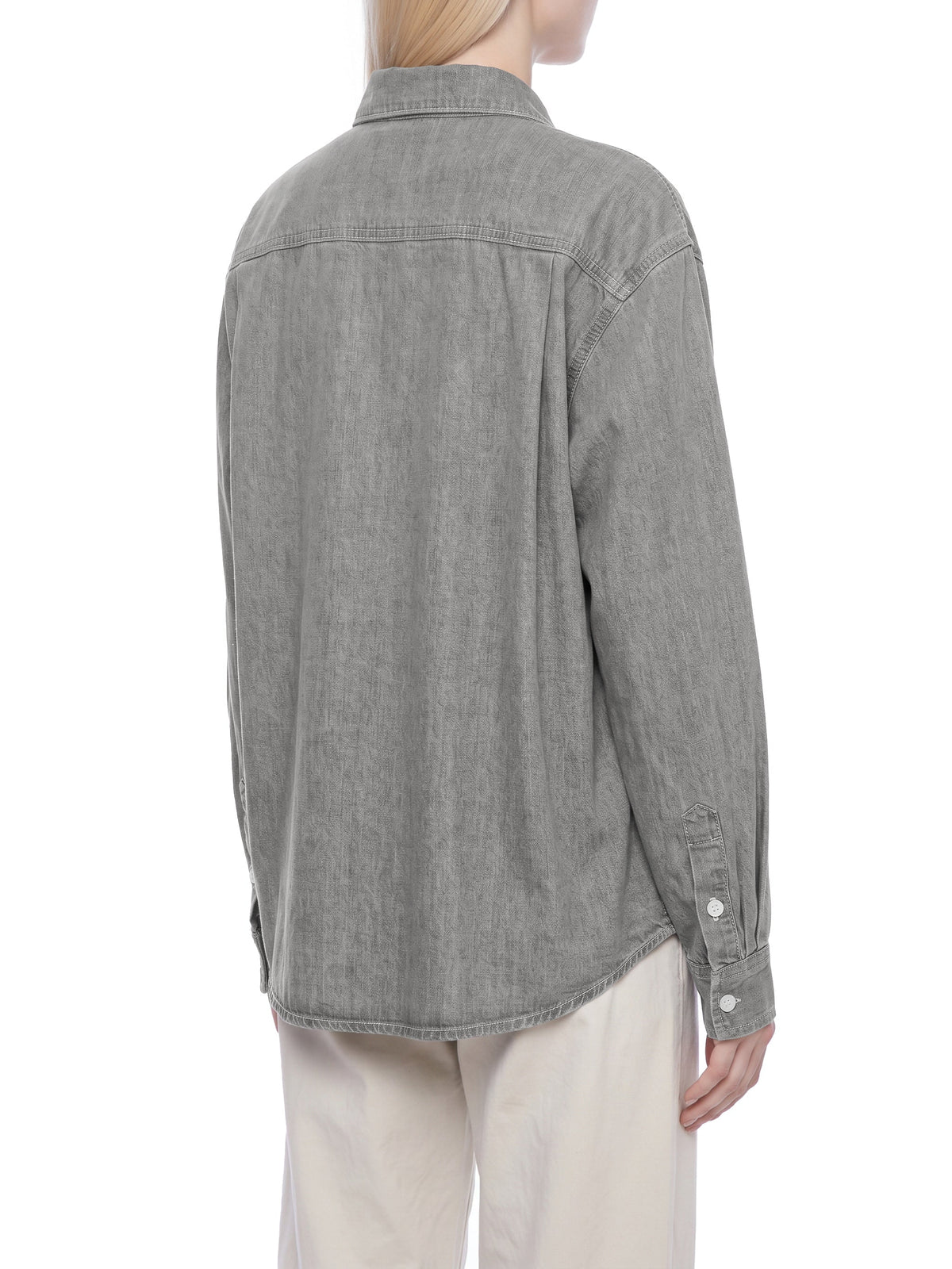 Unisex Vintage Wash Denim Shirt
