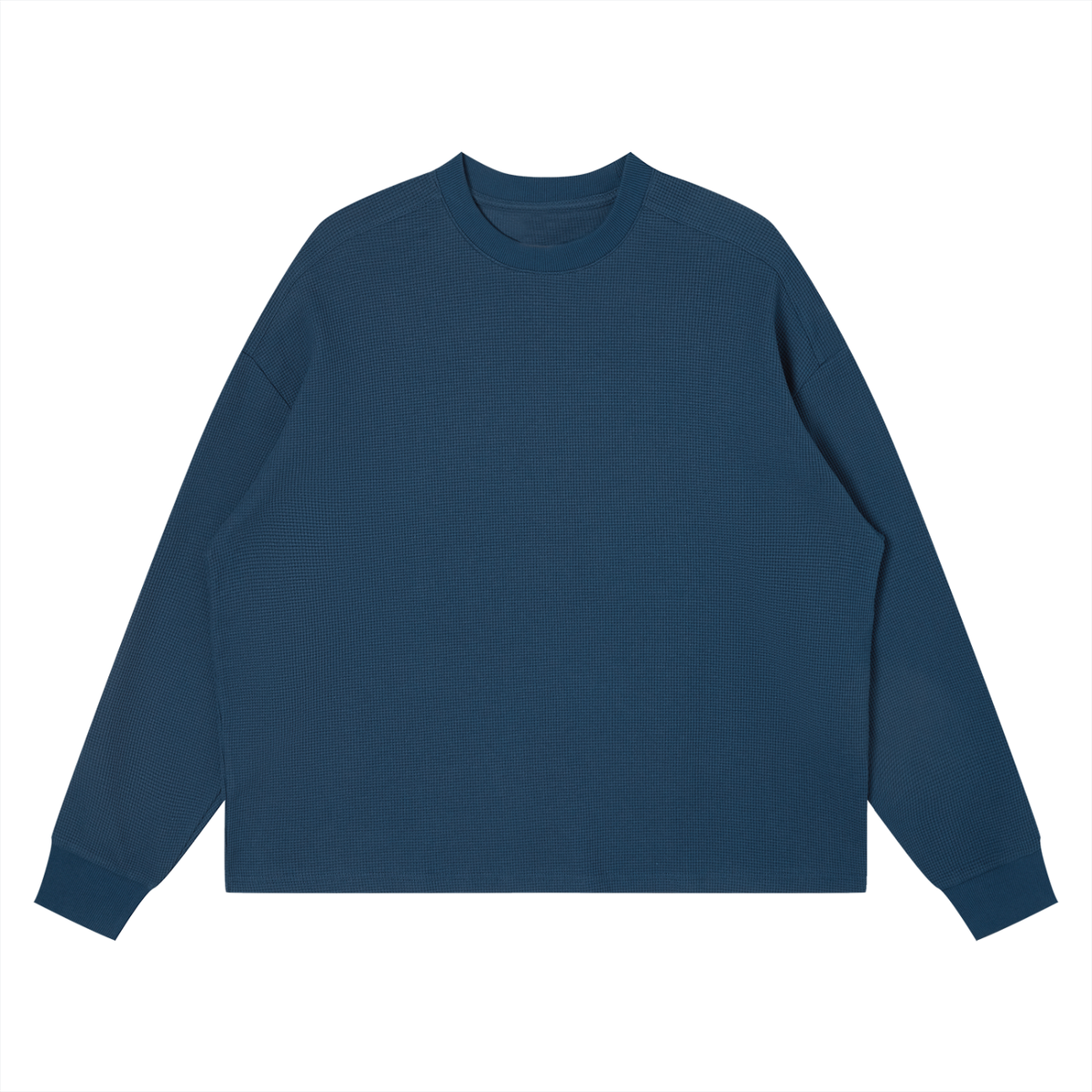 Unisex Waffle Boxy Long Sleeve T-Shirt
