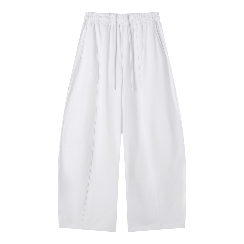 Heavyweight Wide-Leg Panel Sweatpants
