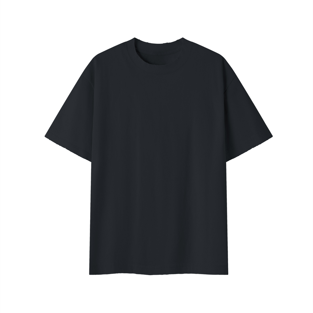 Off Script Gothic Skull Vintage Wash Distressed T-Shirt