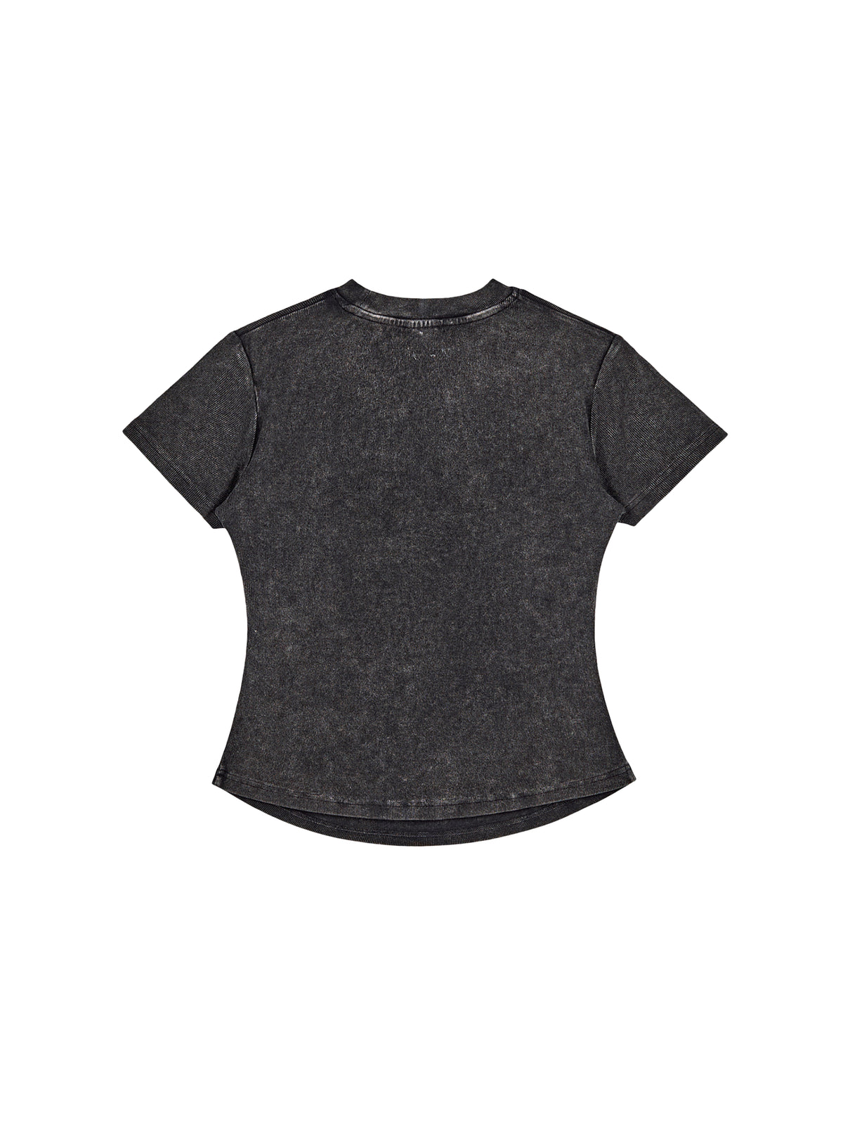 Vintage Washed Bodycon Cotton T-Shirt