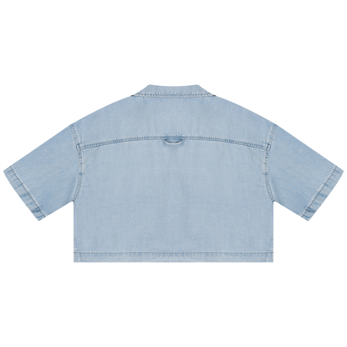Women's Vintage Wash Boxy Cropped Shirt