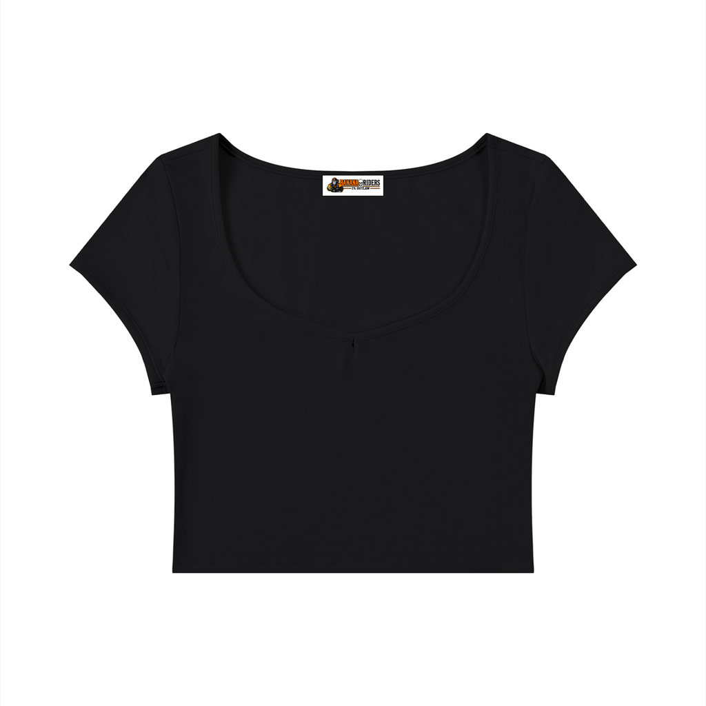 Women's Slim Cap Sleeve Crop T-Shirt