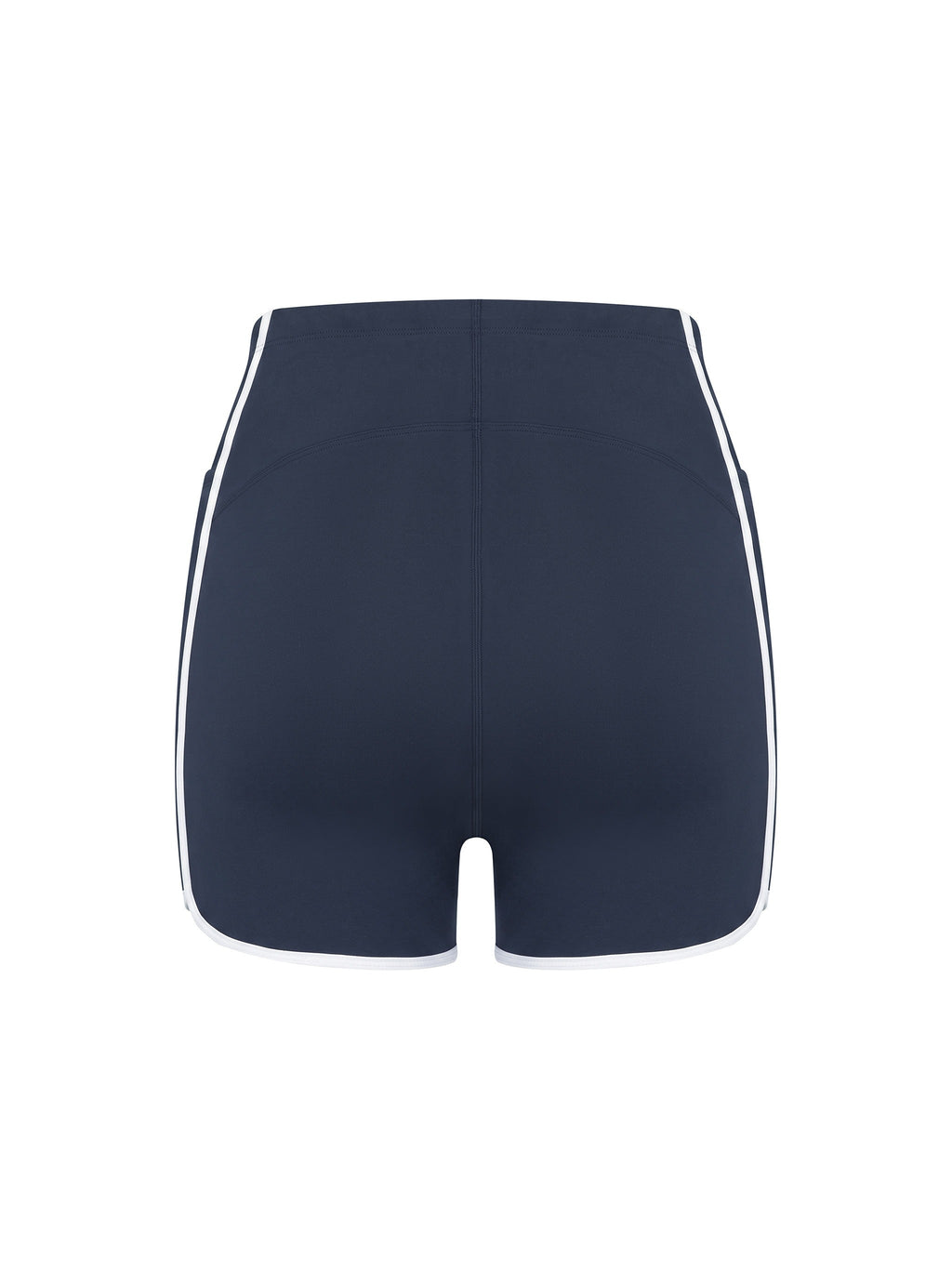 Women's High Rise Color Block Yoga Shorts