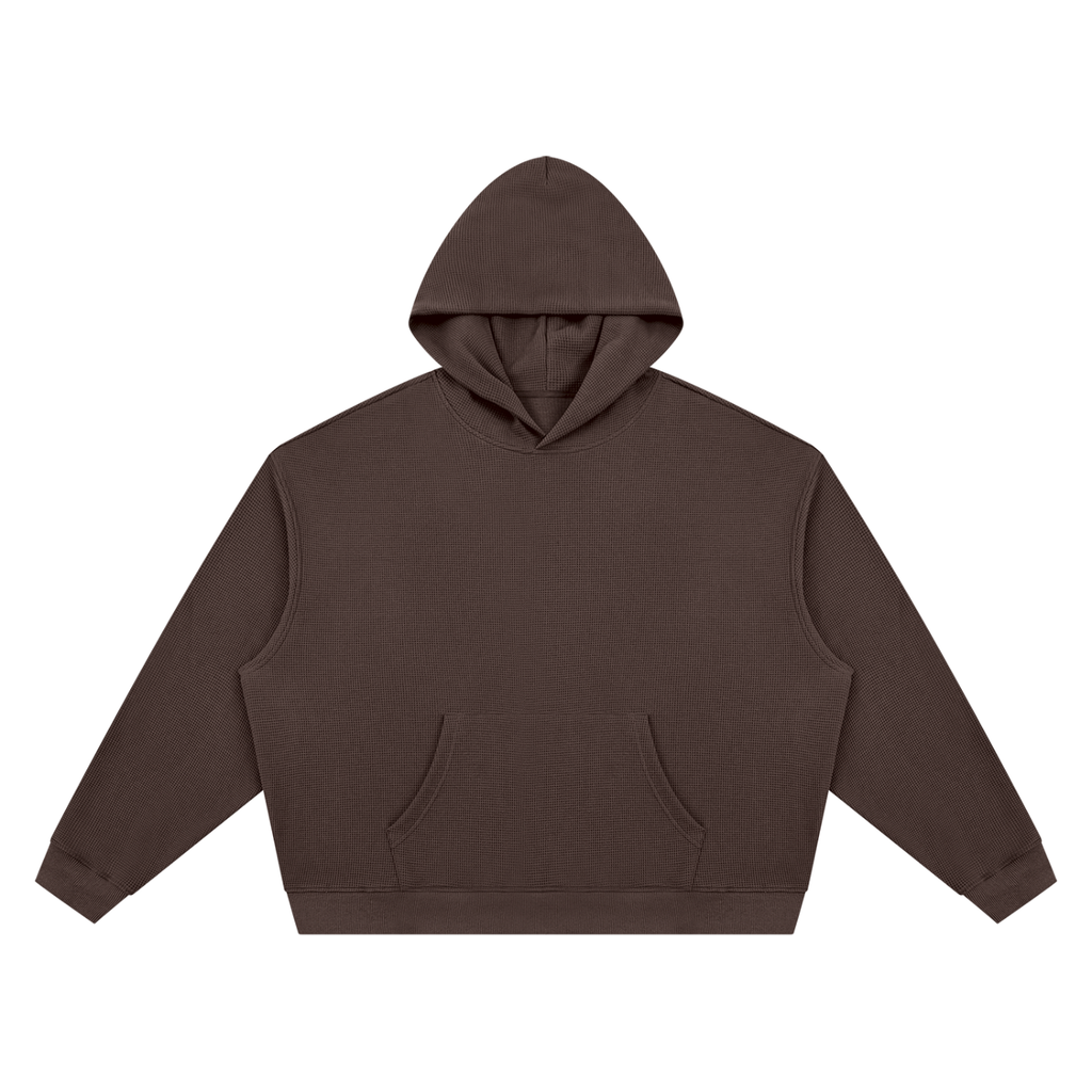 Unisex Waffle Boxy Hoodie