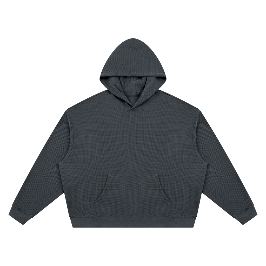 Unisex Waffle Boxy Hoodie